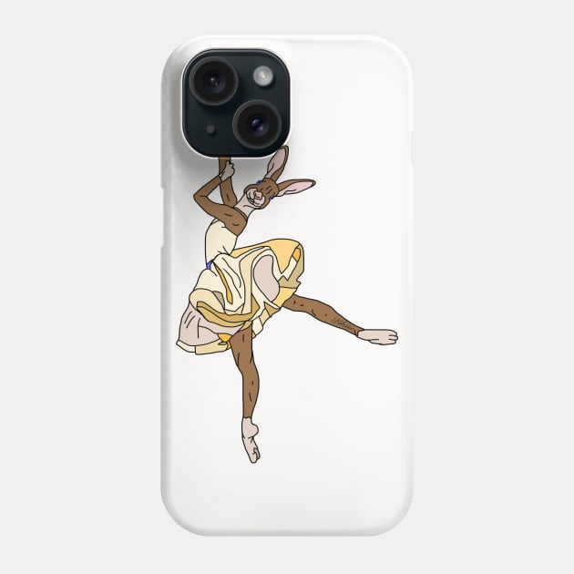 Bunny Ballerina Tutu Phone Case by notsniwart