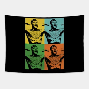 Retro The Blessed Man Max Holloway Tapestry