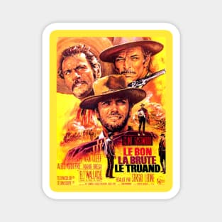 Classic Western Movie Poster - Good, Bad, Ugly Magnet