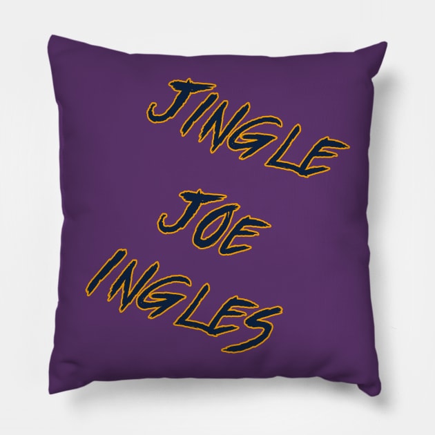 Jingle Joe Ingles Pillow by Backpack Broadcasting Content Store