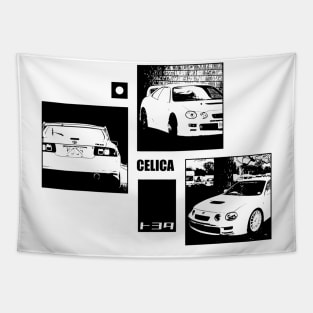 TOYOTA CELICA GT-FOUR Black 'N White Archive Tapestry