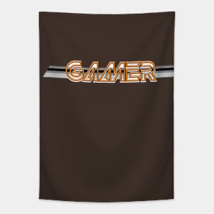 Gamer orange Tapestry