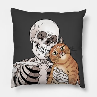 Orange tabby cat friend Pillow