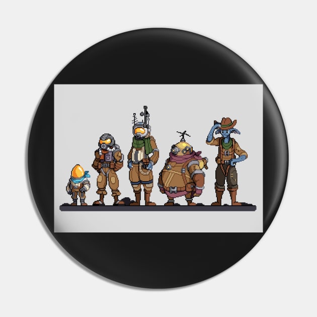 Traveler pixel art Pin by CCampargue