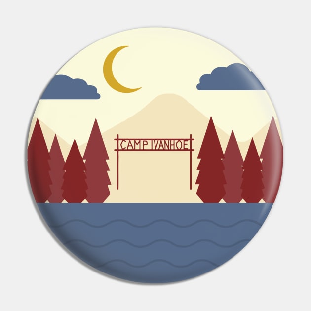 Camping iconic design - Camp ivanhoe Pin by Zoubir