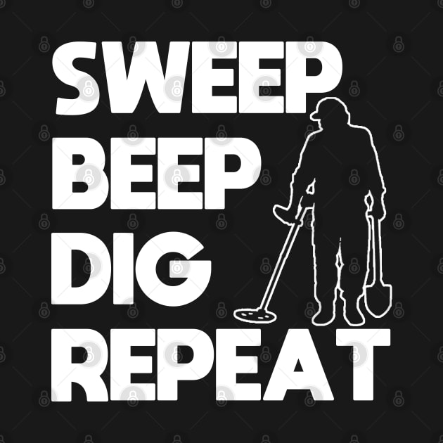 Metal Detector - Sweep Beep Dig Repeat by Kudostees