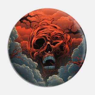 The Red Sun and the Ancient Gods Pin