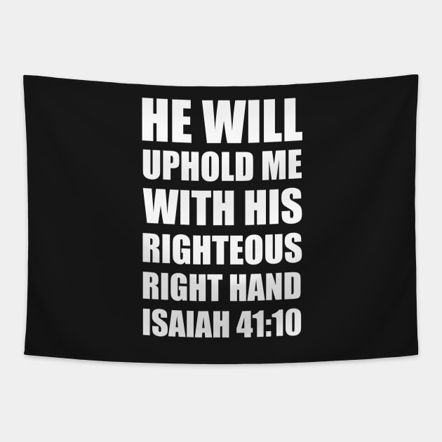 Isaiah 41-10 Inspiring Scripture Personalized Tapestry by BubbleMench