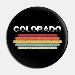 Vintage 70s 80s Retro Colorado Pin