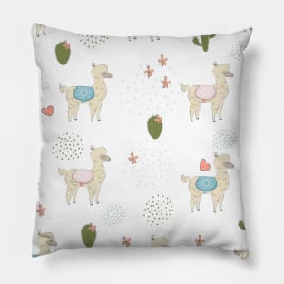 Alpaca Pattern Pillow
