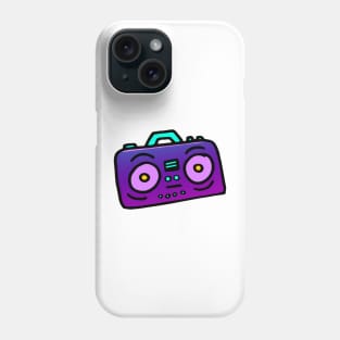 Boombox Doodle Art Phone Case