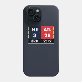 NE 3 ATL 28 to NE 34 ATL 28 Final Shirt: Funny Game Shirts Phone Case