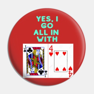 Poker Hand SCANDAL HUSTLER CASINO Pin