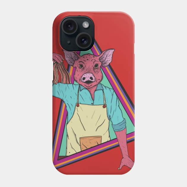 Canibal pig Phone Case by Swtch