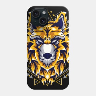 wolf vintage classic retro Phone Case