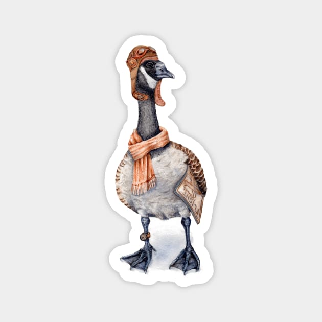 Aviator Canada Goose Magnet by Goosi