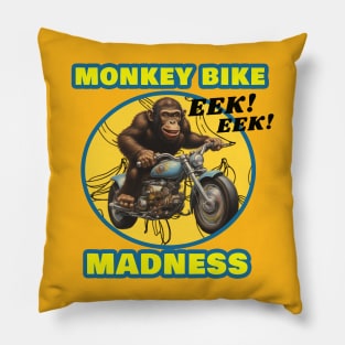 MONKEY BIKE MADNESS Pillow