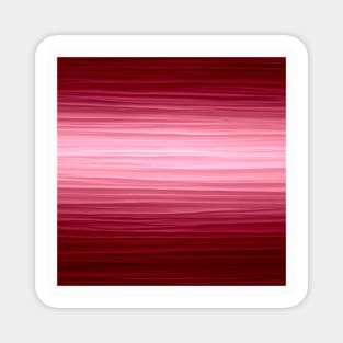 Pink Gradient Stripe Pattern Magnet