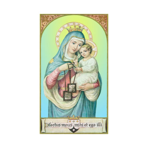 Our Lady of Mt. Carmel, a tender image by Catholicamtees