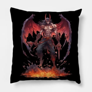 Malevolent Depths Perils of the Evil Demon Hell Underworld Pillow