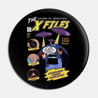 X FILES PILOT Pin