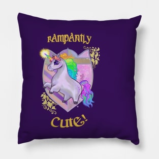 Rampantly Cute! Unicorn Pillow