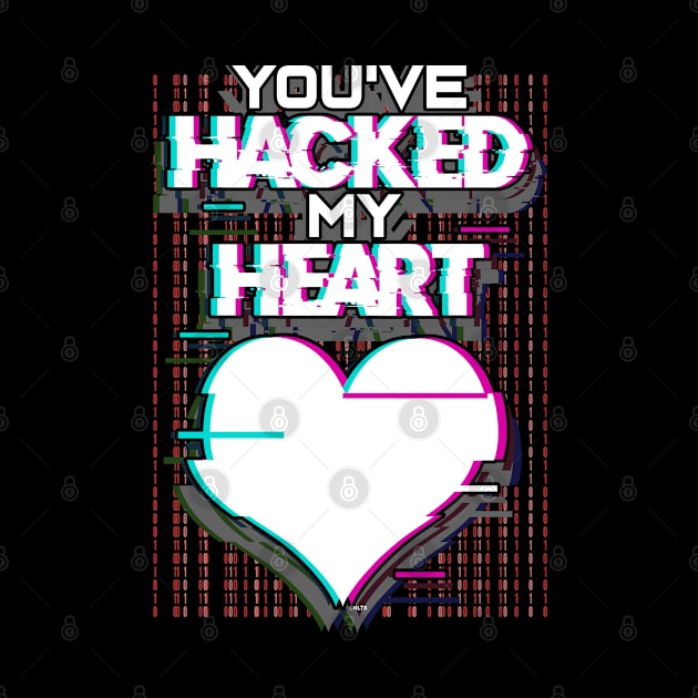 Hacked Heart Computer Geek Valentine by creative