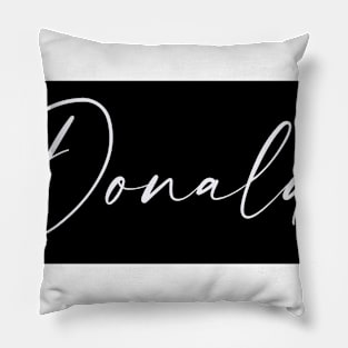 Donald Name, Donald Birthday Pillow