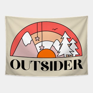 Outsider - Nature Lover Rainbow Tapestry