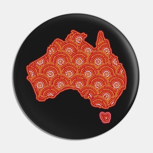 Awesome Aboriginal Dot Art Pin