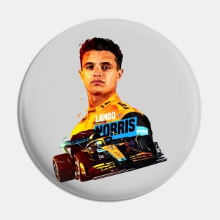 2022 Low Poly Lando Norris Pin