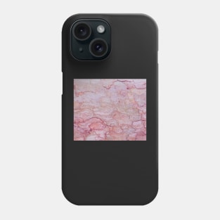 Texture pink stone structure Phone Case