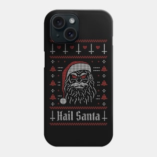 Hail Santa // Funny Evil Santa Ugly Christmas Sweater Phone Case