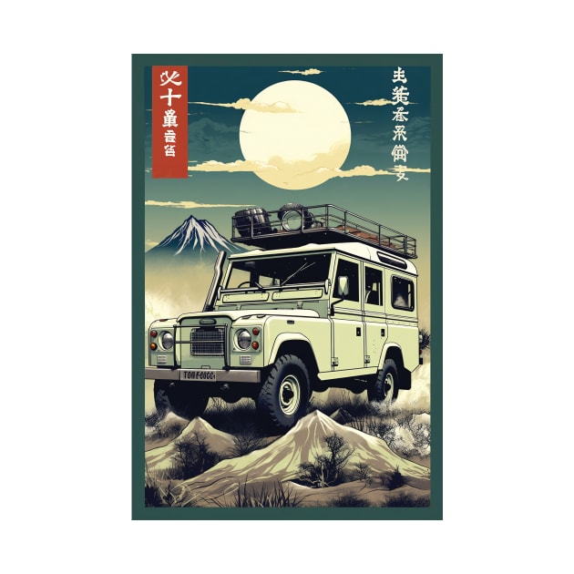 Japanese Inspired 4x4 Art by tommytyrer