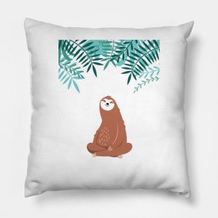 Chilling sloth Pillow