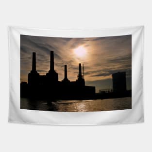 Battersea Power Station River Thames London Tapestry