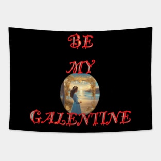 Galentines day and Valentine’s Day girl Tapestry