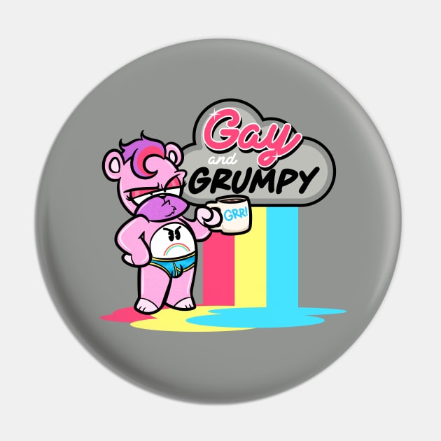 Gay and Grumpy Pin by BeefcakeBoss