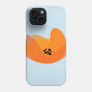 Golden Poppy logo design Phone Case