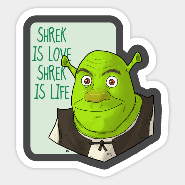 TSHIRT - SHREK is love - Shrek - Sticker