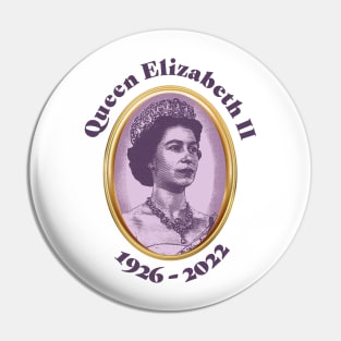 RIP Queen Elizabeth II Pin