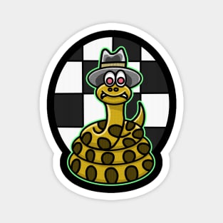 Anaconda Ska SKAnaconda Hat Music funny Magnet