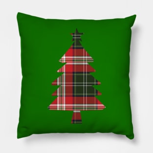 Tartan Christmas Tree Pillow