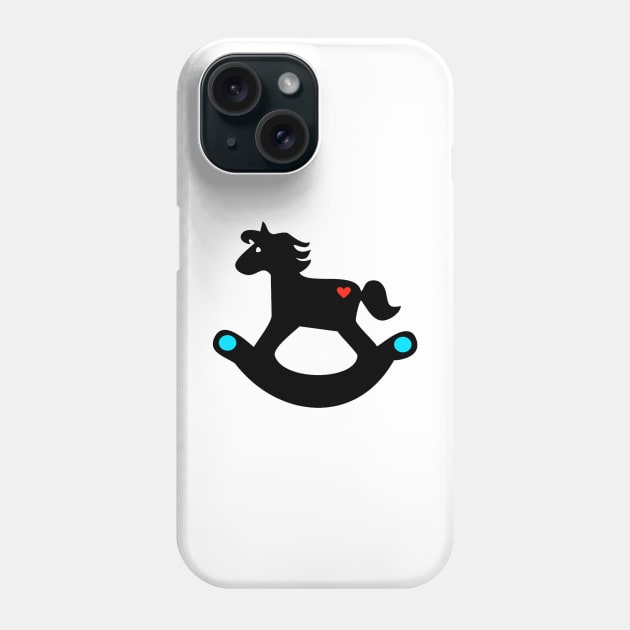 horse toy Phone Case by Tshirtstory