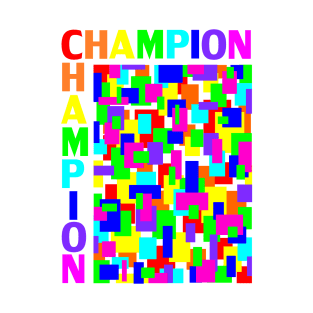 CHAMPION rainbow T-Shirt