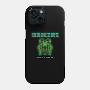 Gemini 4b Black Phone Case