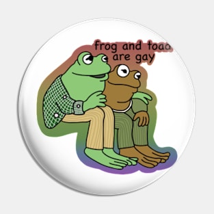 Adorable Frog and Toad Pin