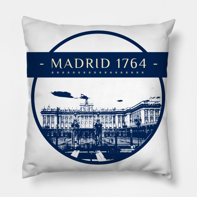 Madrid 1764 Pillow by DiscoverNow