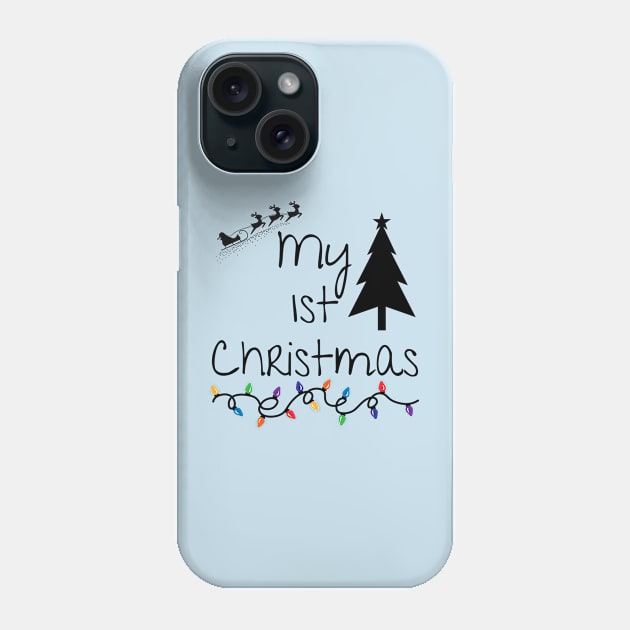 My First Christmas Phone Case by Brooke Rae's