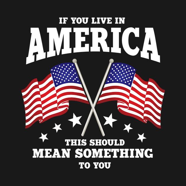 Proud to live in the USA by MaikaeferDesign